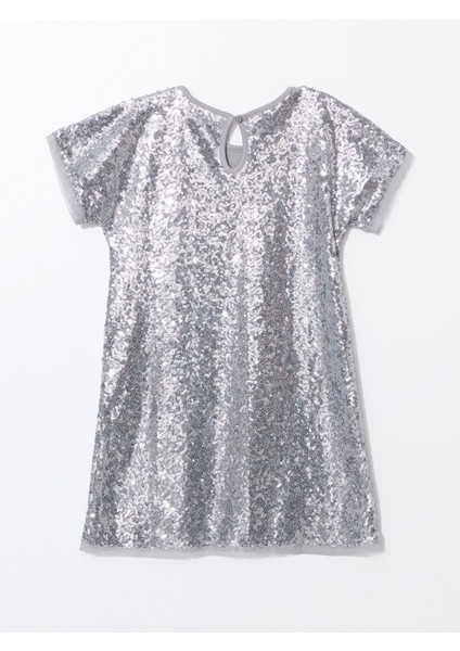 Yeni Sezon Bisiklet Yaka Pul Işlemeli Kız Çocuk Elbise modelleri