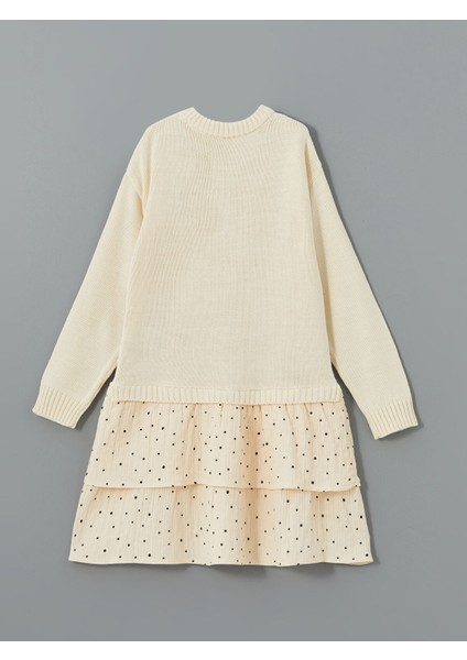 Yeni Sezon Bisiklet Yaka Kız Çocuk Triko Elbise fiyatları