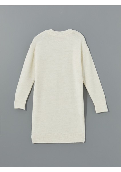 Yeni Sezon Bisiklet Yaka Pul Işlemeli Kız Çocuk Elbise modelleri