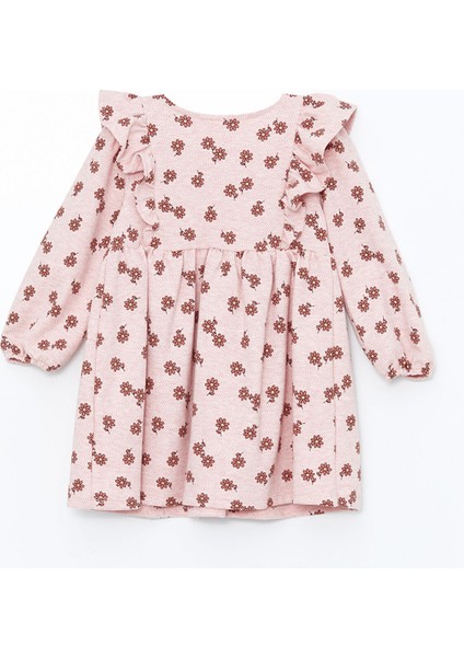 Yeni Sezon Bisiklet Yaka Çiçekli Kız Bebek Elbise fiyatları