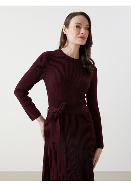 Yeni Sezon Bisiklet Yaka Kadın Triko Elbise fiyatları