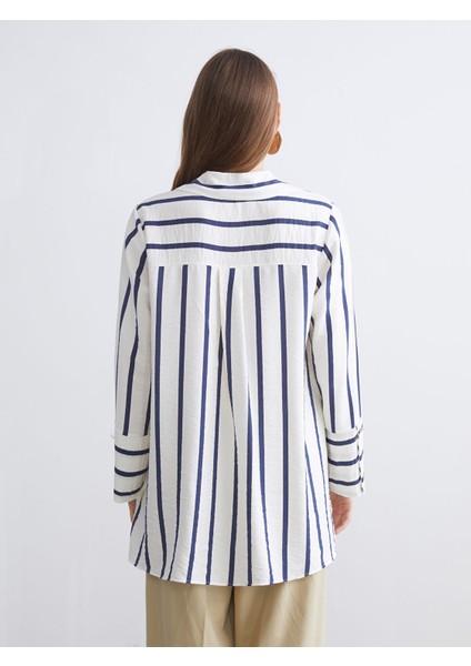 Yeni Sezon Çizgili Kadın Gömlek Tunik indirimleri
