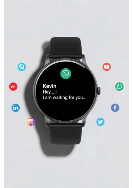 Akıllı Saat Çok Fonksiyonlu Sesli Görüşme Nfc Uyumlu Amoled Ekran fiyatları