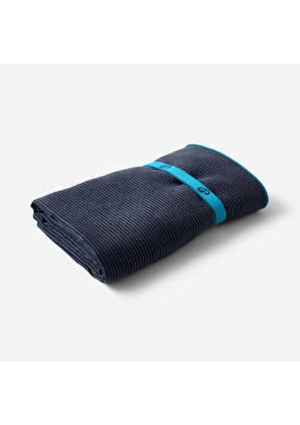 Nabaiji Fitilli Mikrofiber Havlu L Boyut 80 x 130 cm Dokuma Lacivert Renk fırsatları