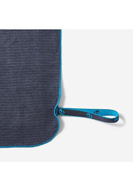 Nabaiji Fitilli Mikrofiber Havlu L Boyut 80 x 130 cm Dokuma Lacivert Renk indirimleri