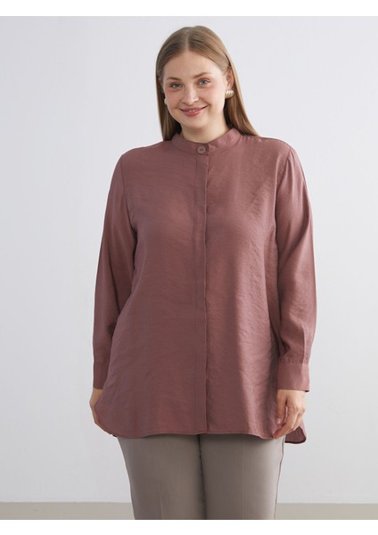 Yeni Sezon Oversize Modal Karışımlı Kadın Gömlek Tunik fiyatları