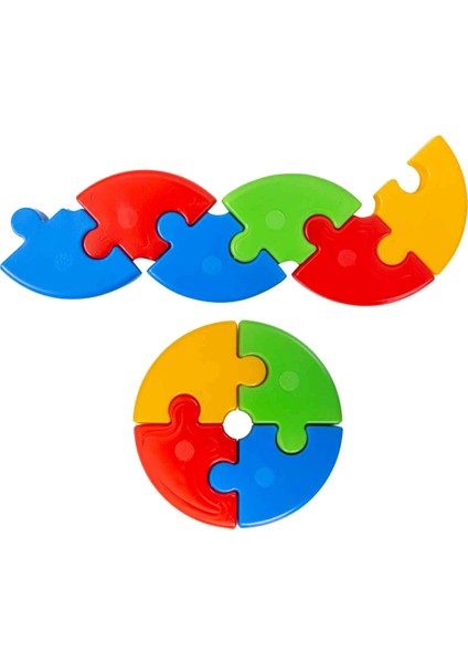 Yuvarlak Şekiller 72 Parça – Eğitici ve Motor Becerilerini Geliştiren Yapı Oyuncağı 3+ Yaş