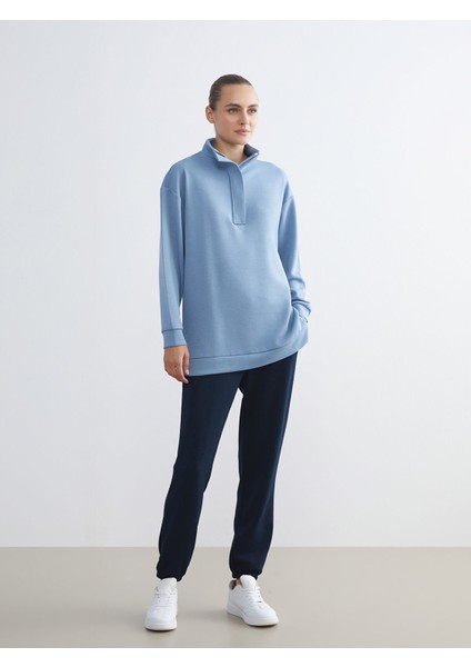 Yeni Sezon Dik Yaka Kadın Sweatshirt Tunik fiyatları