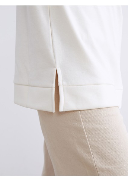 Yeni Sezon Dik Yaka Kadın Sweatshirt Tunik modelleri