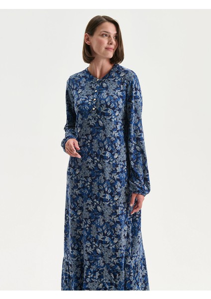 Yeni Sezon Büyük Beden Bisiklet Yaka Çiçekli A Kesim Elbise fırsatları