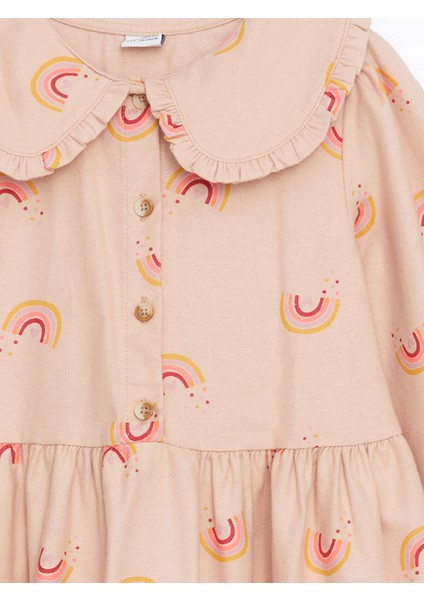 Yeni Sezon Bebe Yaka Kız Çocuk Elbise fiyatları