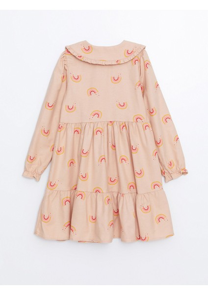 Yeni Sezon Bebe Yaka Kız Çocuk Elbise modelleri
