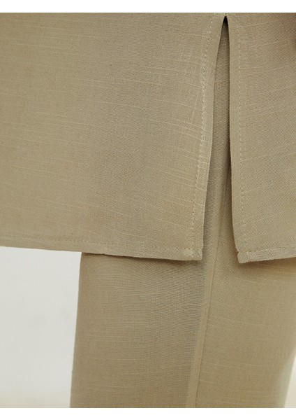 Yeni Sezon Keten Karışımlı Kadın Gömlek Tunik modelleri