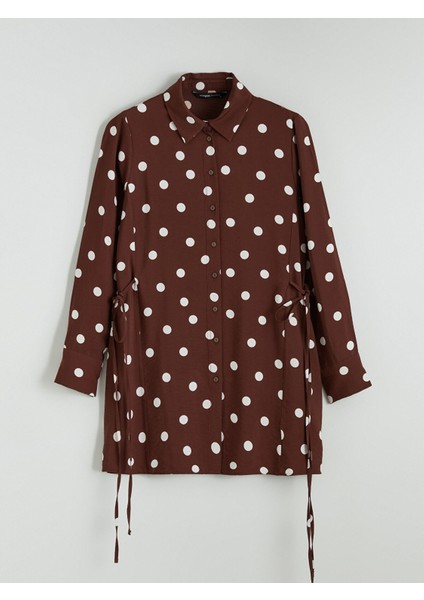 Yeni Sezon Puantiyeli Kadın Gömlek Tunik indirimleri