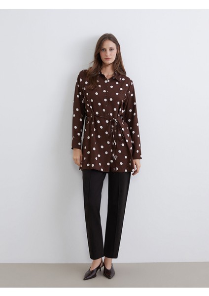 Yeni Sezon Puantiyeli Kadın Gömlek Tunik fiyatları