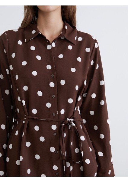 Yeni Sezon Puantiyeli Kadın Gömlek Tunik modelleri