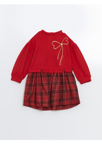 Yeni Sezon Bisiklet Yaka Kız Çocuk Elbise modelleri