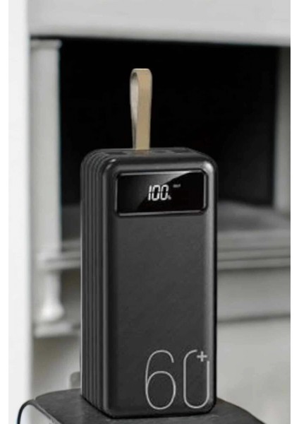 Powerbank 60.000 Mah 4 Portlu Uzun Şarj Süreli Dijital Göstergeli modelleri