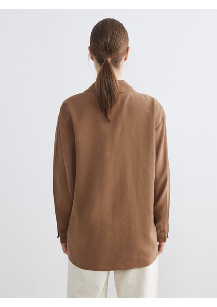 Yeni Sezon Loose Fit Kadın Gömlek Tunik fırsatları