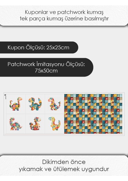 Patchwork Kumaş Seti – Dikiş ve Hobi Için %100 Pamuk Desenli Kumaş Kuponları