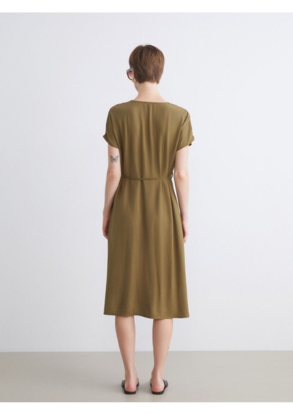 Yeni Sezon V Yaka A Kesim Elbise indirimleri