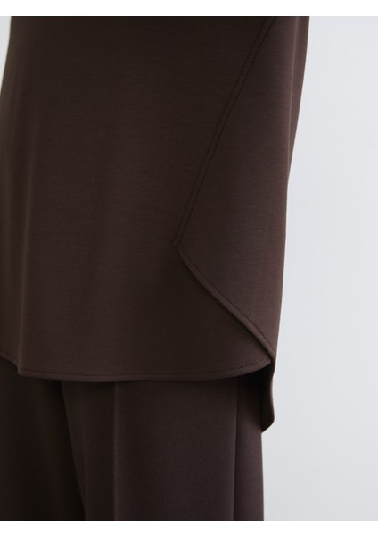 Yeni Sezon Dik Yaka Oversize Kadın Tunik modelleri