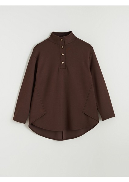 Yeni Sezon Dik Yaka Oversize Kadın Tunik indirimleri