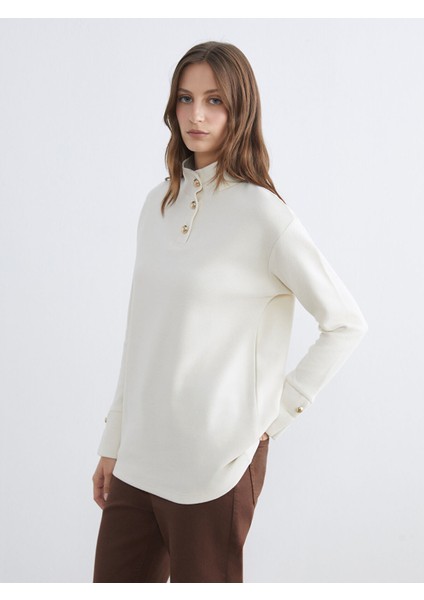 Yeni Sezon Dik Yaka Kadın Tunik