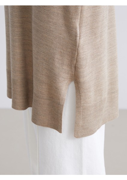 Yeni Sezon Bisiklet Yaka Kadın Triko Tunik modelleri