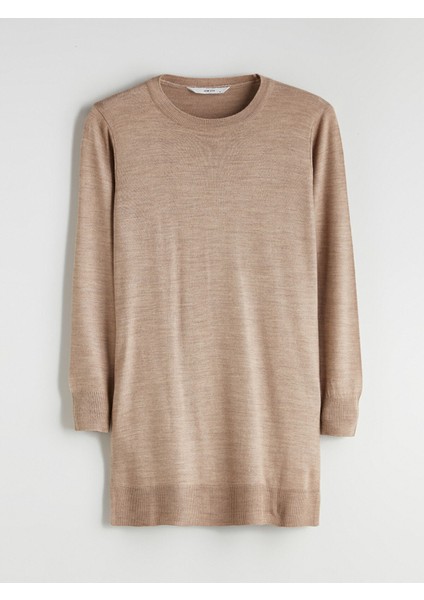 Yeni Sezon Bisiklet Yaka Kadın Triko Tunik indirimleri