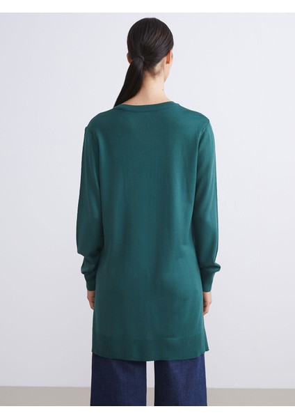 Yeni Sezon Bisiklet Yaka Kadın Triko Tunik fırsatları