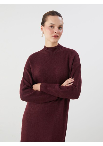 Yeni Sezon Yarım Balıkçı Yaka Kadın Triko Elbise fiyatları