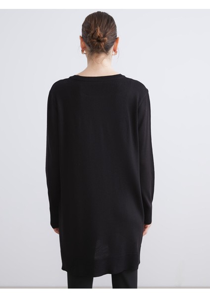 Yeni Sezon Bisiklet Yaka Kadın Triko Tunik fırsatları