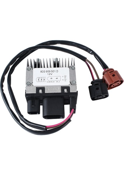 Audi A4 A6 S4 1999-2006 8D0959501B 8D0959501D Için Araba Fan Soğutma Kontrol Ünitesi Röle Modülü (Yurt Dışından)