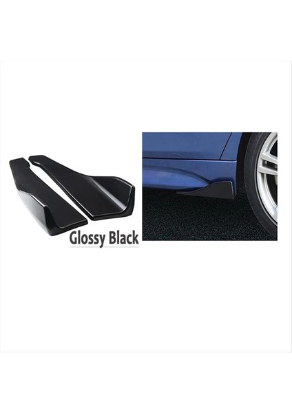 Arabalar Için 48CM Yan Etekler Evrensel Tampon Spoiler Ayrıştırıcı Koruyucu Bmw F20 E90 Vw Golf Için Audi Için (Yurt Dışından) fiyatları