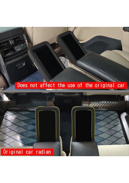 Orta Sıra Kolçak Ekran Koruyucu Sikon Anti-Çizgi Kılıfı Toyota Alphard 40 Serisi 2024 Siyah (Yurt Dışından) fırsatları
