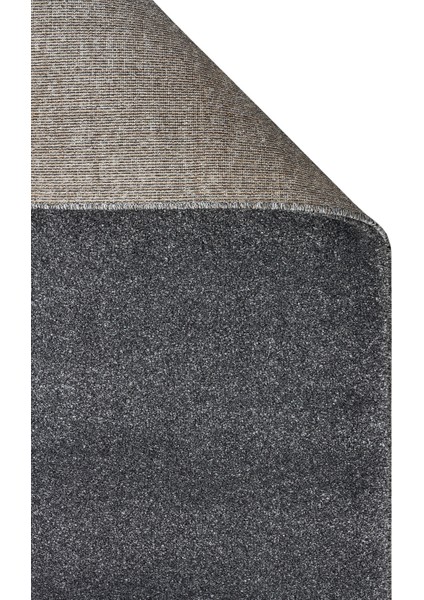 Bakü Plaın Antrasıt Hav Toz Vermeyen Yumuşak Dokulu Sade Tek Renk Modern Halı fiyatları