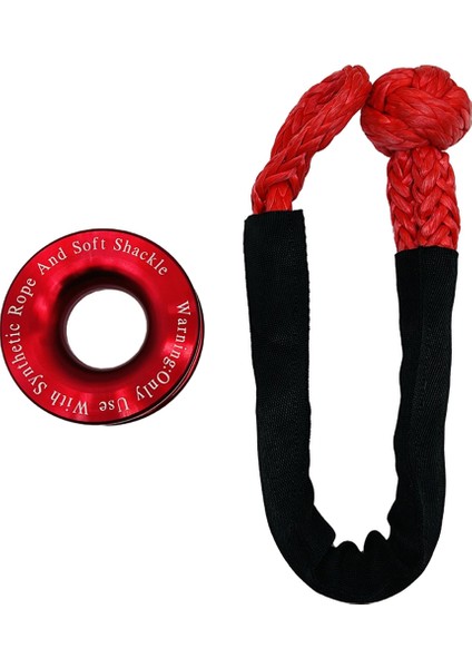 Recovrty Ring Vinch Halat Seti Halat Tutma Kasnak Hook Vinç Halat Kamyon Araç Römork Kurtarma Aksesuarları (Yurt Dışından)