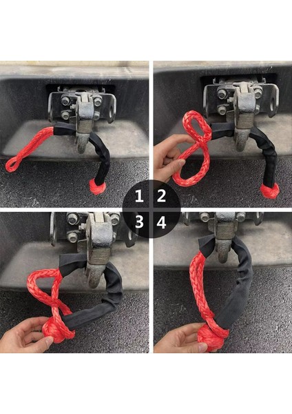 Recovrty Ring Vinch Halat Seti Halat Tutma Kasnak Hook Vinç Halat Kamyon Araç Römork Kurtarma Aksesuarları (Yurt Dışından) indirimleri