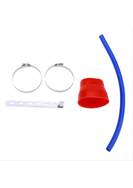 Evrensel 3inç Araba Hava Emme Borusu Modifikasyon Kiti Alüminyum Alaşım 76MM Emme Kanalı Borusu Kırmızı (Yurt Dışından) fiyatları