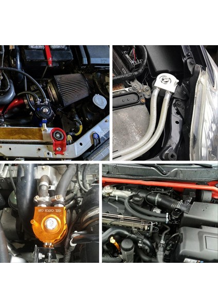 Chevy Silverado Için Air Fiter Yağ Ayırıcısı Araba Havazus Yağ Pot Kiti 19-20 Gmc Sierra 19-20 Gümüş (Yurt Dışından) modelleri