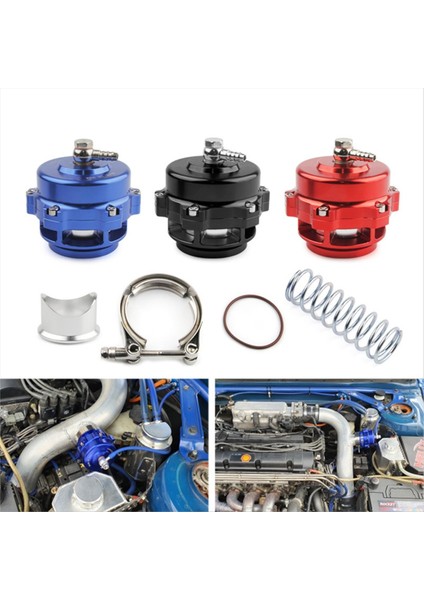Araba Modifikasyonu Türbin Basınç Tahyesi Valfi Egzoz Valfi 50MM Bov Türbin Havalandırma Valfi Mavi (Yurt Dışından) fiyatları