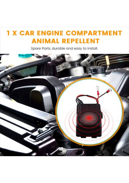 Araba Motor Bölmesi Hayvan Kovucu Ultrasonik Araç Fare Kovarlı Araç Aksesuarları (Yurt Dışından) fırsatları