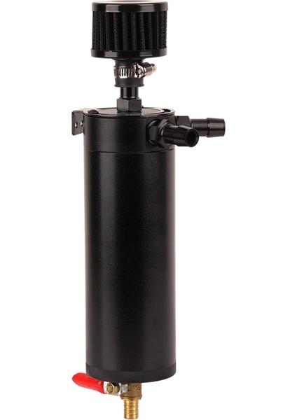 Araç Modifikasyonu Evrensel Havalandırma Yağ Tenceresi 2 Port 500ML Ayırıcı Yağ Deposu Egzoz Gaz Yağı Tenceresi Için Hava Filtresi ile (Yurt Dışından)