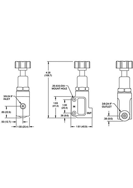 Evrensel Araba Modifikasyonu Parçaları Fren Orantılı Valf Basınç Regülatör Fren Dağıtım Valfi Yeni (Yurt Dışından) fırsatları