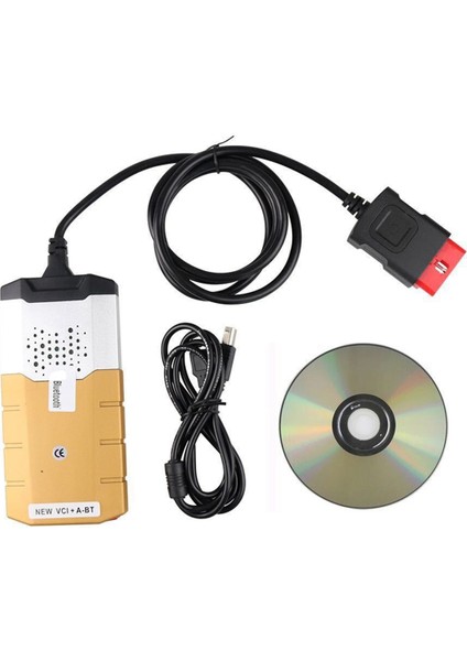 Diagnostic Tool Kit 2020 2 3 Yazılım DVD USB Kablosu Araba Kamyonu Için Mavi Diş Ds 9 1 Altın (Yurt Dışından)