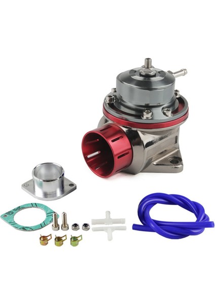 Evrensel Turbo Tahye Valfi Kiti Sti Fv Intercooler Atık Giriş Egzoz Valfi Araba Modifikasyonu Kırmızı (Yurt Dışından)
