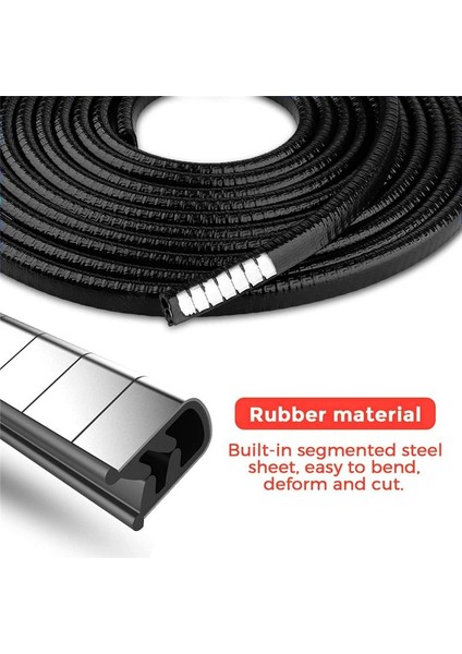 Araba Kenar Koruyucusu 10M U-Şekil Kenarı Koruma Kauçuk Kenar Koruyucusu Suv Sedan Mpv ve Çoğu Model Için (Yurt Dışından) fırsatları