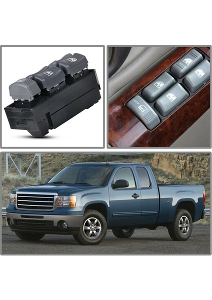 Car Elektrik Master Güç Penci Salkacı 15151360 19244658 Chevrolet Blazer Gmc Yukon Sonoma K1500 1995-2005 (Yurt Dışından) modelleri