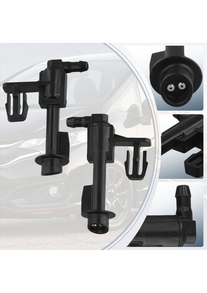2pcs Araba Ön Cam Yıkayıcı Nozul Jet 76810-T5H-H01 Honda Fit 2014-2020 Hood Cam Yıkayıcı Yıkayıcı Sprey Jet (Yurt Dışından) indirimleri